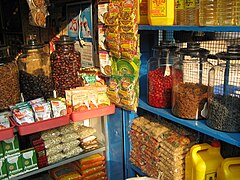 Spices sold in Taliparamba, India