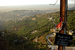 Metn hills overlooking Beirut