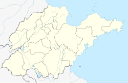 Dong'e is located in Shandong