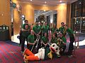 The 2017 Green Garter Band at the 2017 National Signing Day event in Portland