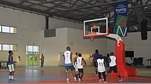 Image of AUN Students playing Basketball