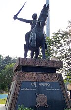 Statue of Bakshi Jagabandhu, the leader of Paika Rebellion