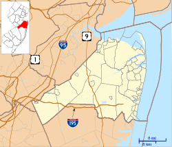 Walnford is located in Monmouth County, New Jersey