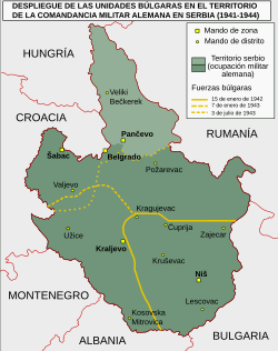 塞尔维亚救国政府地图