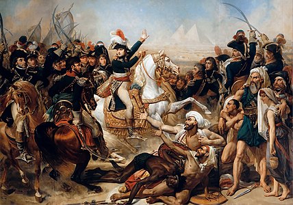 在金字塔战役中的拿破仑（1798年7月21日）