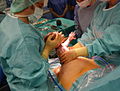 Pull-out of the newborn baby