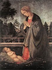 Adoração do Menino, Galeria Uffizi, Florença