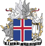 Coat of arms Islandiya