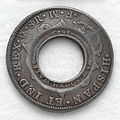 Holey dollar and dump first distinct NSW coinage (1813)[67]