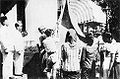 Image 93Indonesian flag raising shortly after the declaration of independence (from History of Indonesia)