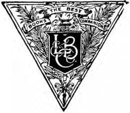 Triangular logo bearing the initials, "L, B & Co." and the subtitle, "Books, the best companions