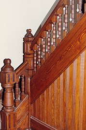 Balustrade for the staircase in the main entrance hall