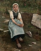 「ブルターニュの少女」 (1880)