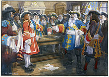 רוזן פרונטנאק, מושל צרפת החדשה, סירב לדרישות האנגלית להיכנע לפני קרב קוויבק.