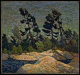 Byng Inlet, Georgian Bay, Winter 1914-1915. 71.5 × 76.3 cm. McMichael Canadian Art Collection, Kleinburg