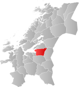 Stjørdal within Trøndelag