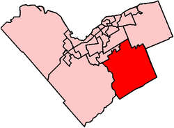 Location within Ottawa
