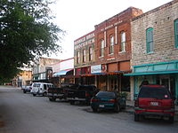 Historic district in Hico with Billy the Kid Museum