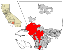 Los Angeles haritası