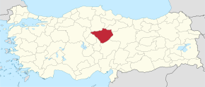 Kart over Yozgat