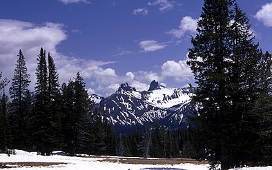 Pilot and Index peaks in the Absaroka Mountains