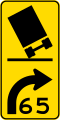 New Zealand (warning of danger of truck roll-over)