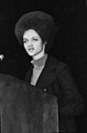 Image 29Kathleen Cleaver delivering a speech, 1971 (from African-American women in the civil rights movement)