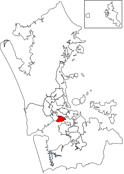 Location of Puketāpapa