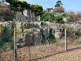 Pulhamite cliff walk at Bawdsey Manor