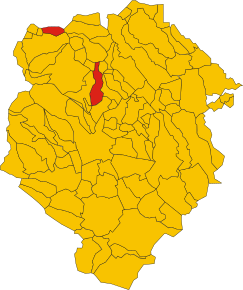 Poziția localității Tavigliano