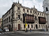 Archbishop's Palace of Lima, Lima, Peru (1924), which incorporates traditional limeño balconies