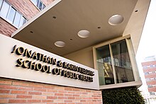 Main entrance to the UCLA Fielding School of Public Health