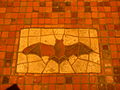 Immagine di un pipistrello di Henry Mercer, palazzo del Campidoglio