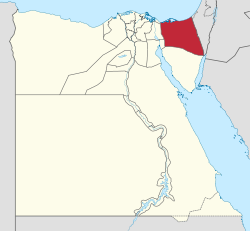 North Sinai Governorate in Egypt