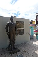 Statue in downtown Corozal
