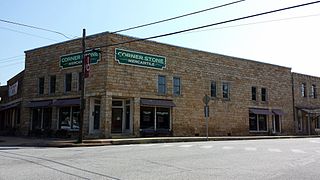 1924 stone commercial building