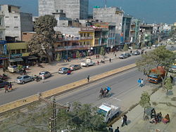लुम्बिनी कलेजसँ बुटवल उपमहानगरपालिकाक एक दृष्य