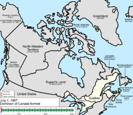 Canada provinces evolution