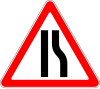 1.18.2 Road narrows on the right