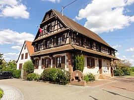 The town hall in Schillersdorf