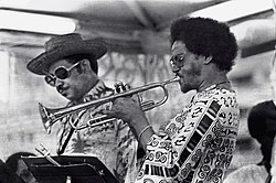 Frank Wess (left) and Jimmy Owens, 1977