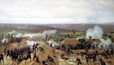 Siege of Plevna: Capture Redoubt (1885, in the Artillery Museum, Saint Petersburg)