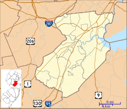 Highland Park is located in Middlesex County, New Jersey
