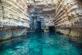 Ras El Hilal sea caves, Libya
