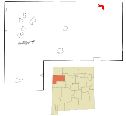 Location of Pueblo Pintado, New Mexico