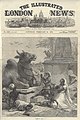 "Famine in India" front cover of Illustrated London News, February 21, 1874.