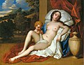 Nell Gwynne, one of the long-time mistresses of King Charles II of England, as Venus with her son as Cupid (c. 1665) by Peter Lely
