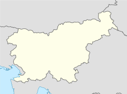 Ljubljana trên bản đồ Slovenia