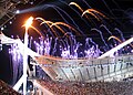The Olympic Flame at the 2004 Summer Olympics Opening Ceremony