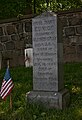 Memorial to Eunice Gray, daughter of a soldier, who died in Puerto Rico.